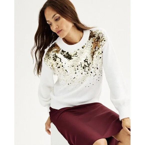 NEW Nine West Women’s X-Small STRETCH Soft Knit Sweater - Picture 6 of 15